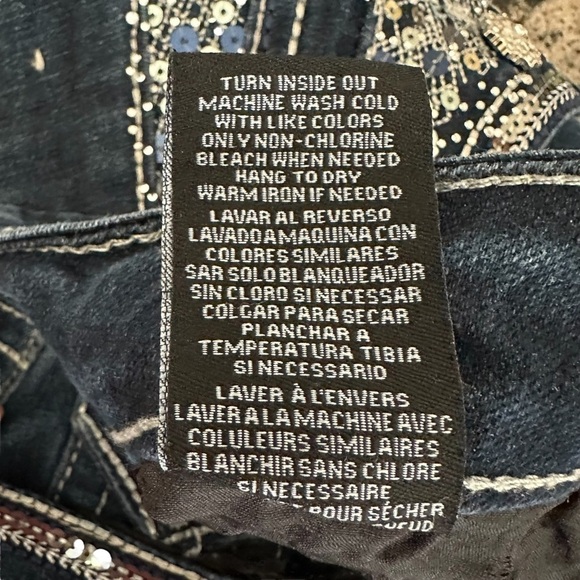 One5one Womens Dark Stretch Denim Jeans Sz 14 - Picture 14 of 14